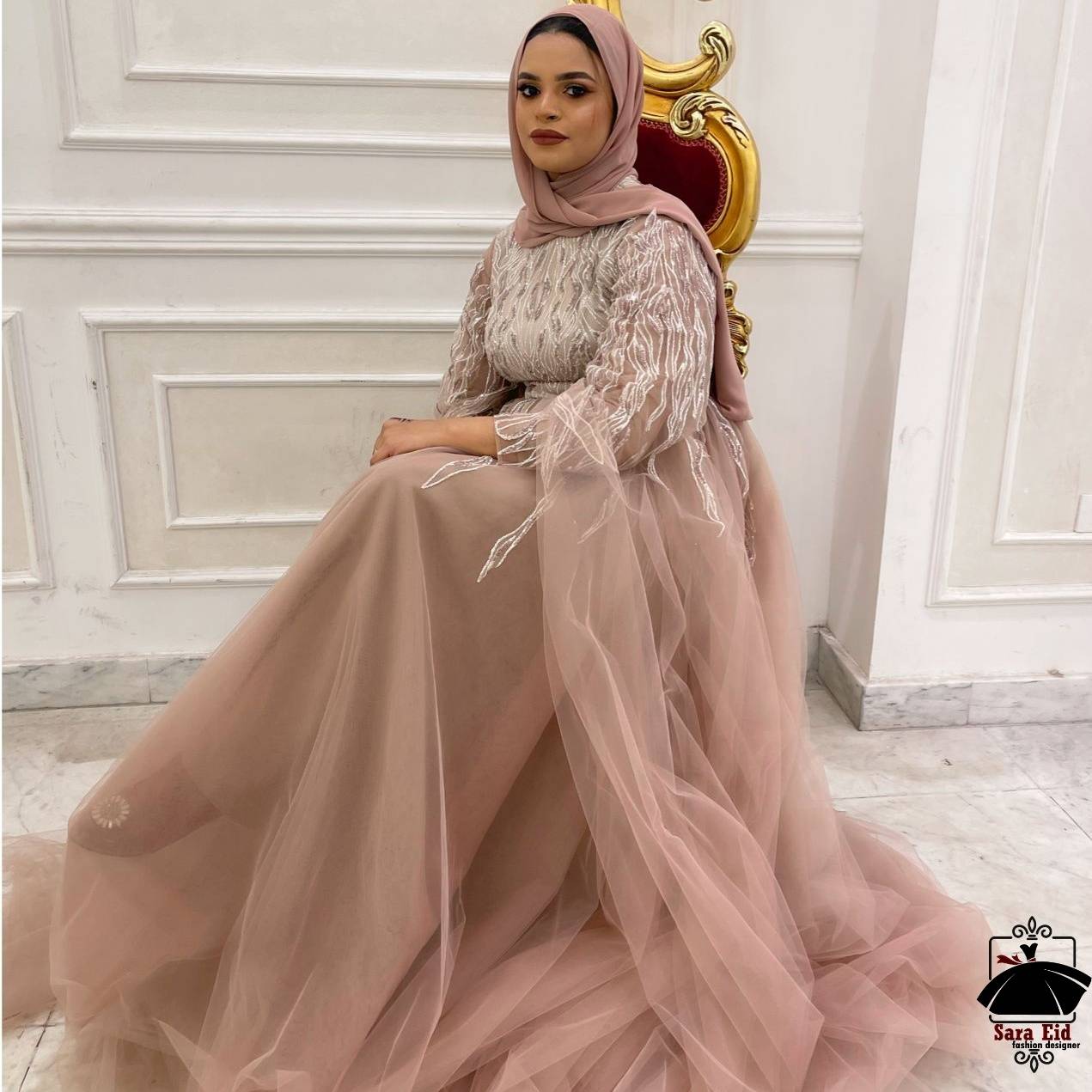 فستان سواريه , soiree dress 