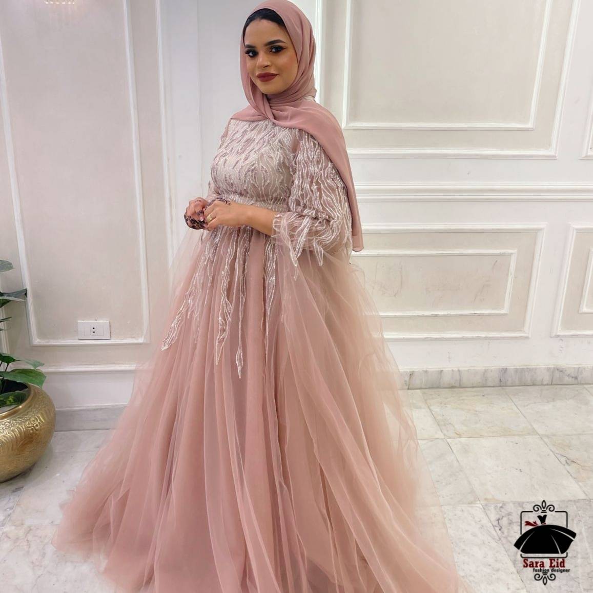 فستان سواريه , soiree dress 